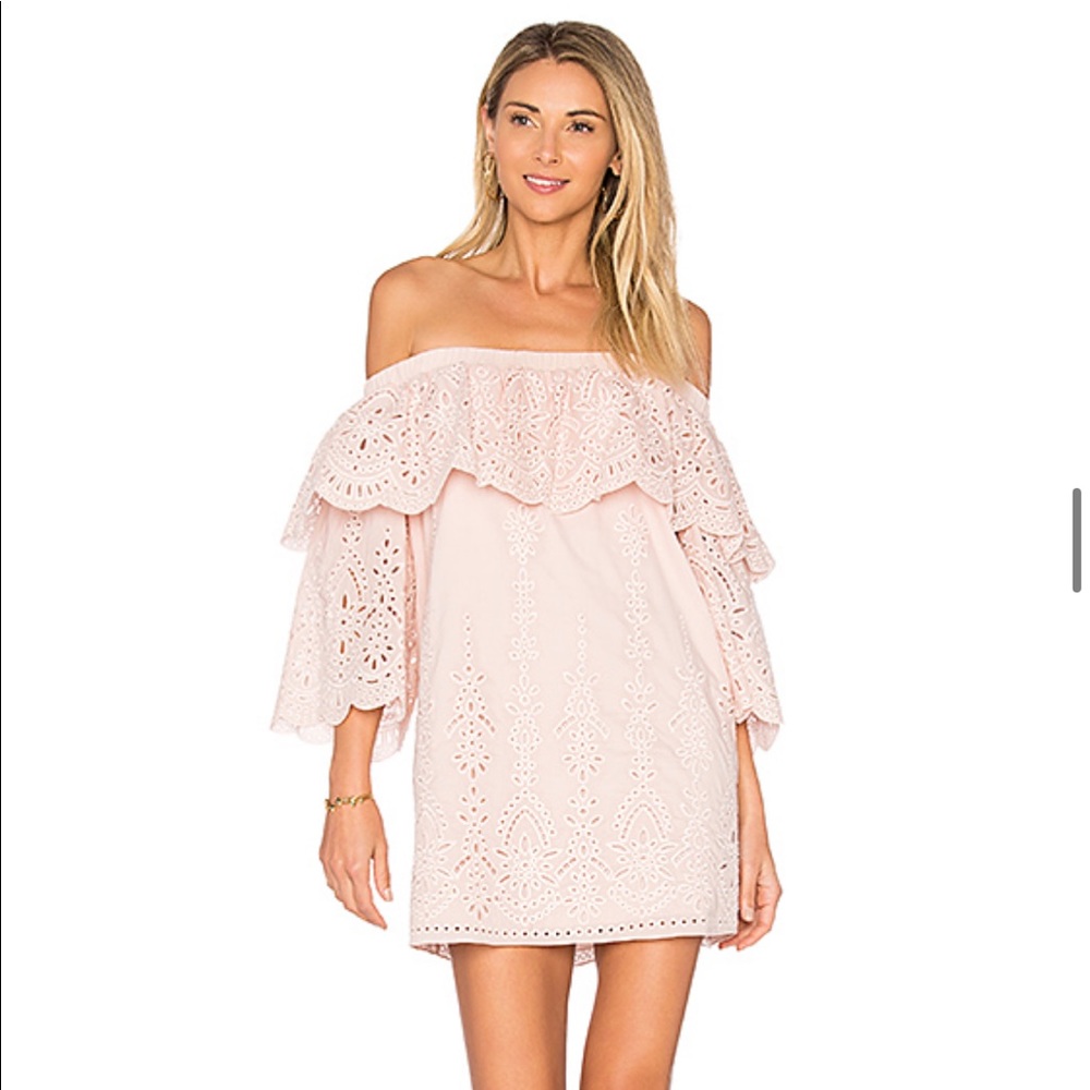 Parker off the shoulder dress